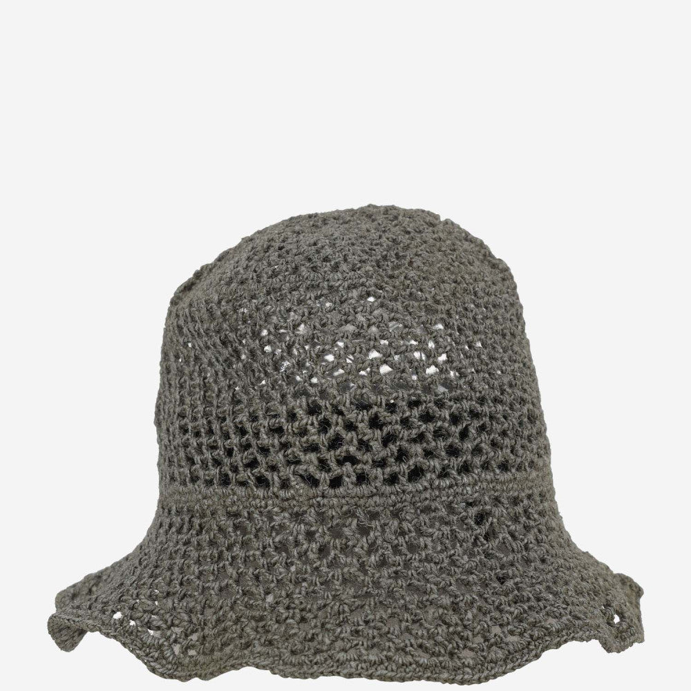 Grey Mesh Bucket Hat 3