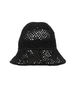 Black Mesh Bucket Hat 1