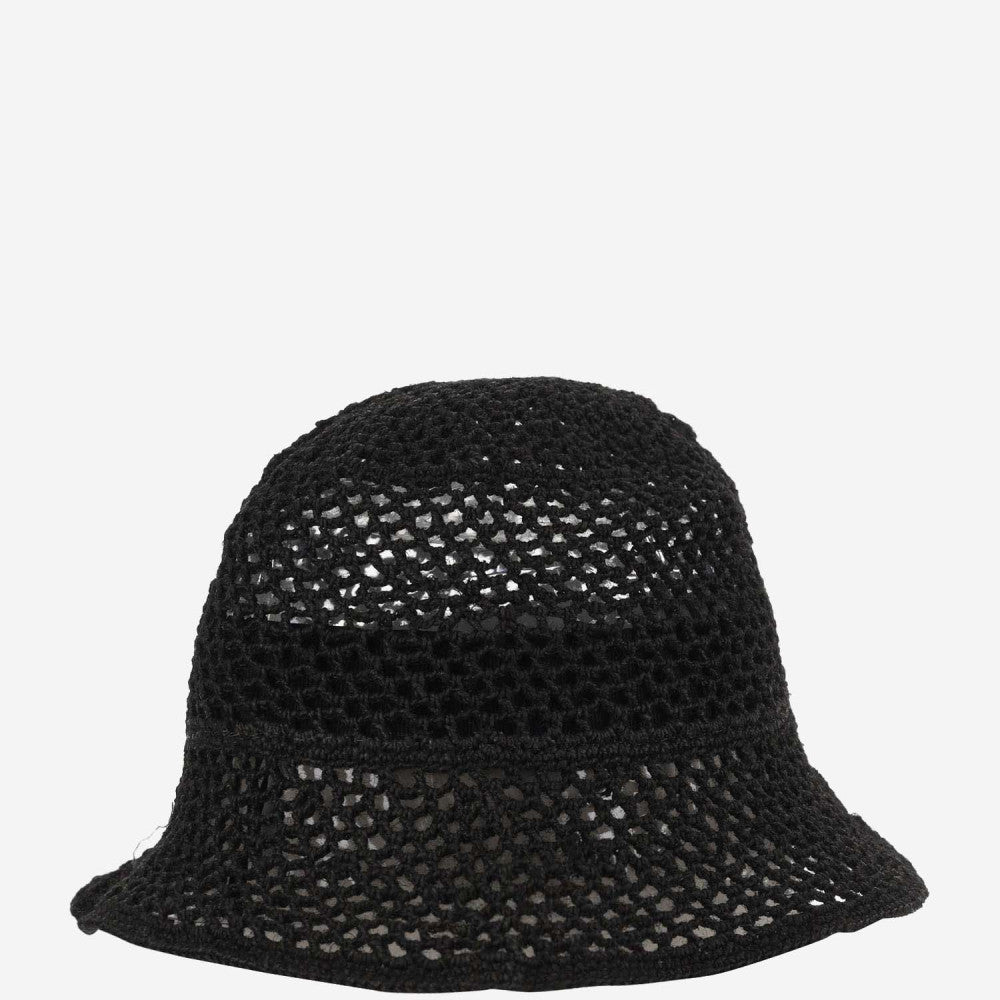 Black Mesh Bucket Hat 2