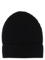 Black Wool Beanie Cap 1