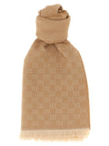 Beige GG Logo Scarf 1