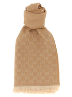 Beige GG Logo Scarf 1