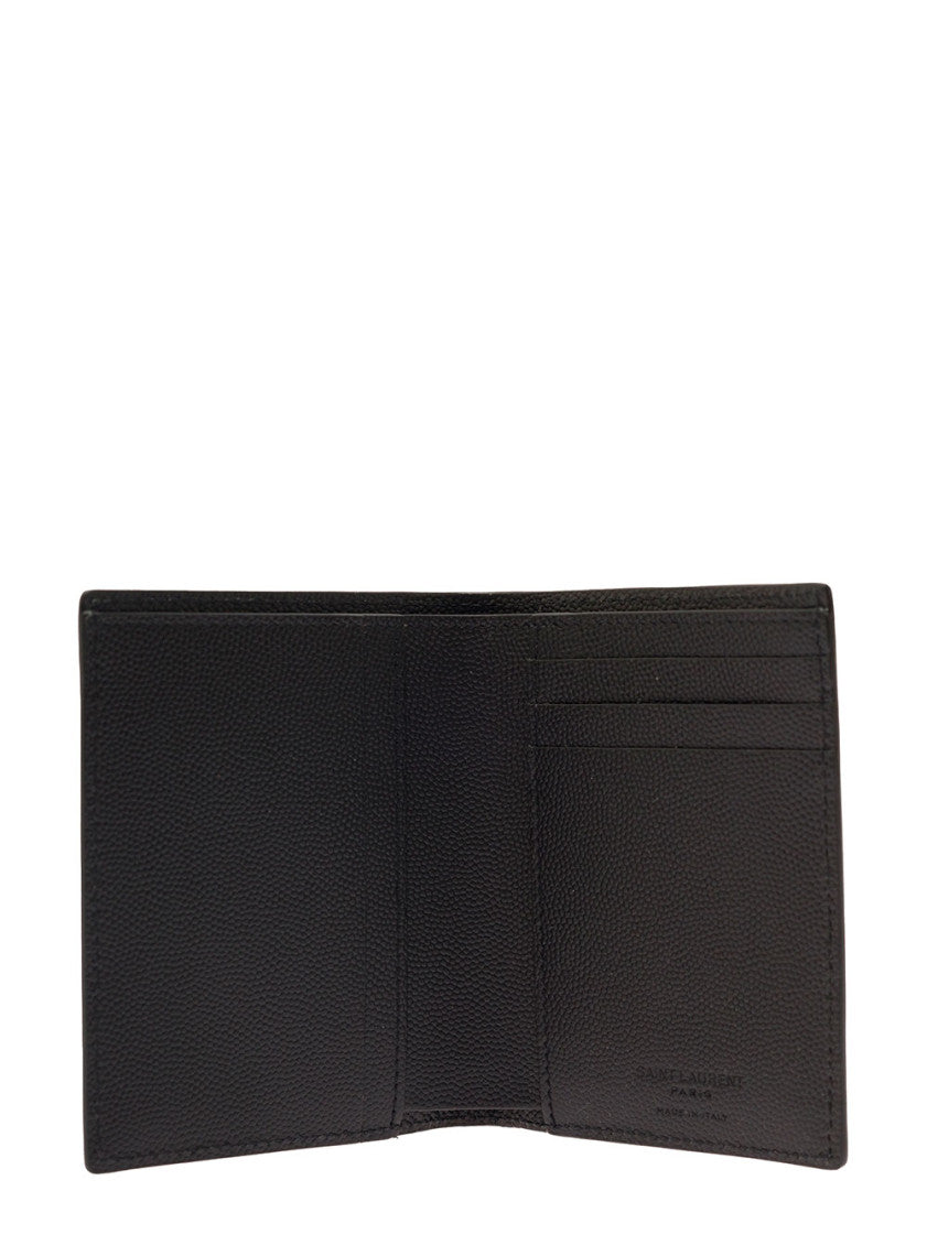 Black Solid Logo Wallet 3