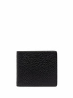 Black Textured Bifold Wallet 1