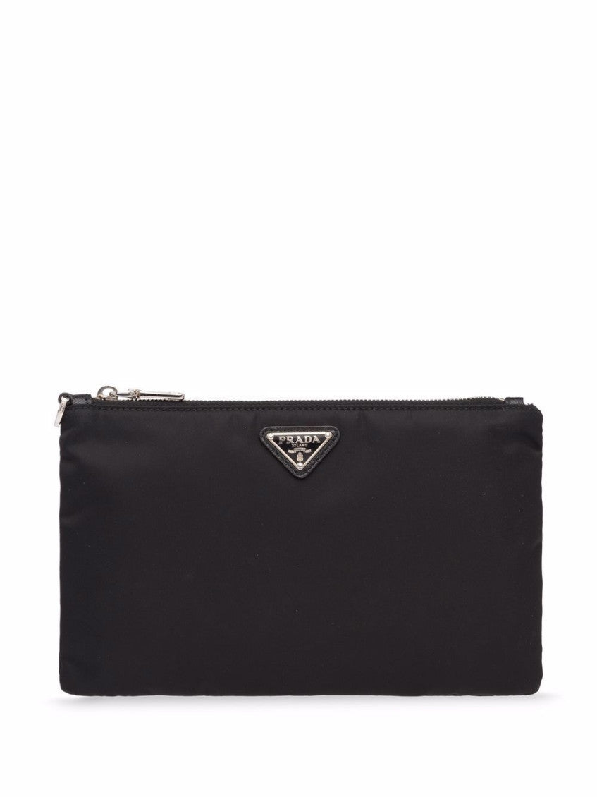 Black Logo Wristlet 1