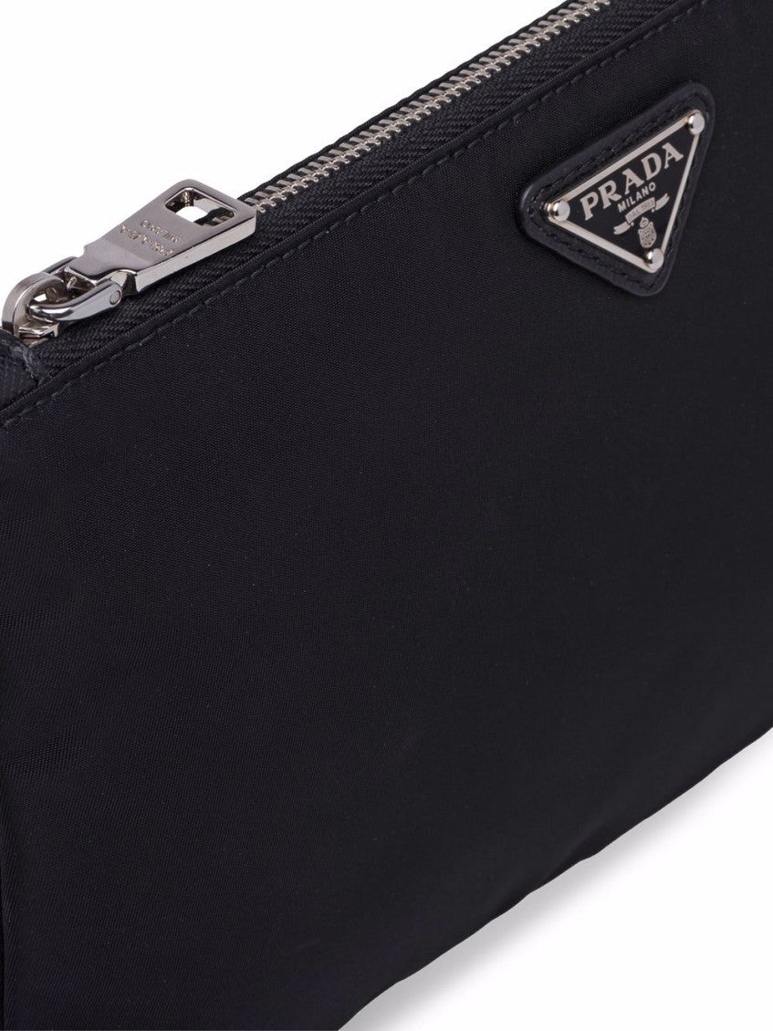 Black Logo Wristlet 6