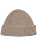Beige Logo Beanie Hat 1
