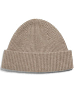 Beige Logo Beanie Hat 1