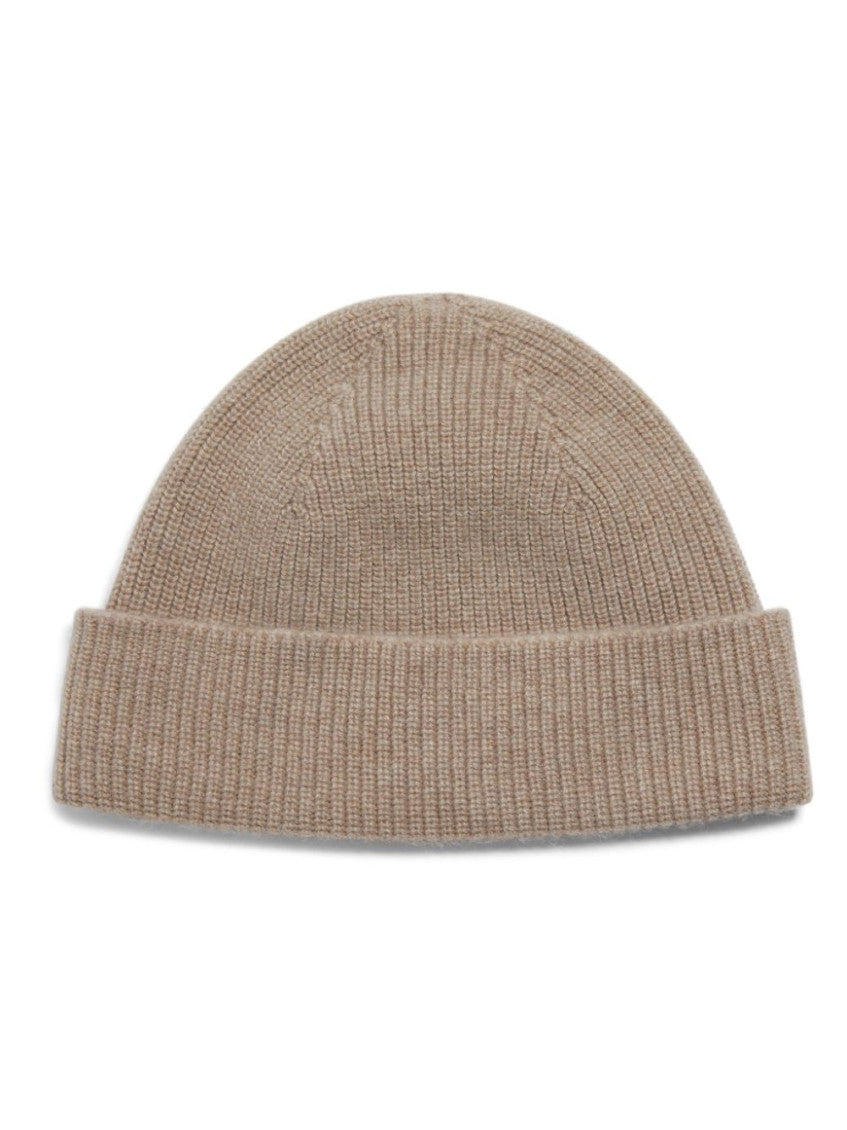 Beige Logo Beanie Hat 2