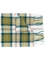 Green Tartan Pattern Scarf 1