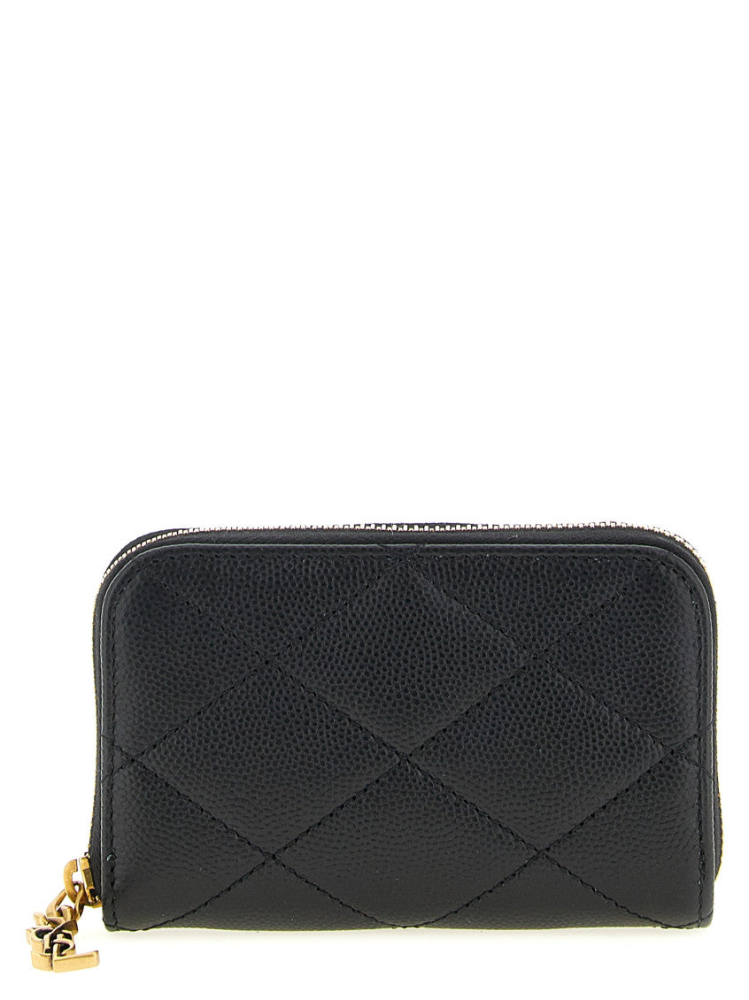 Black Cassandre Bijoux Quilted Wallet 1