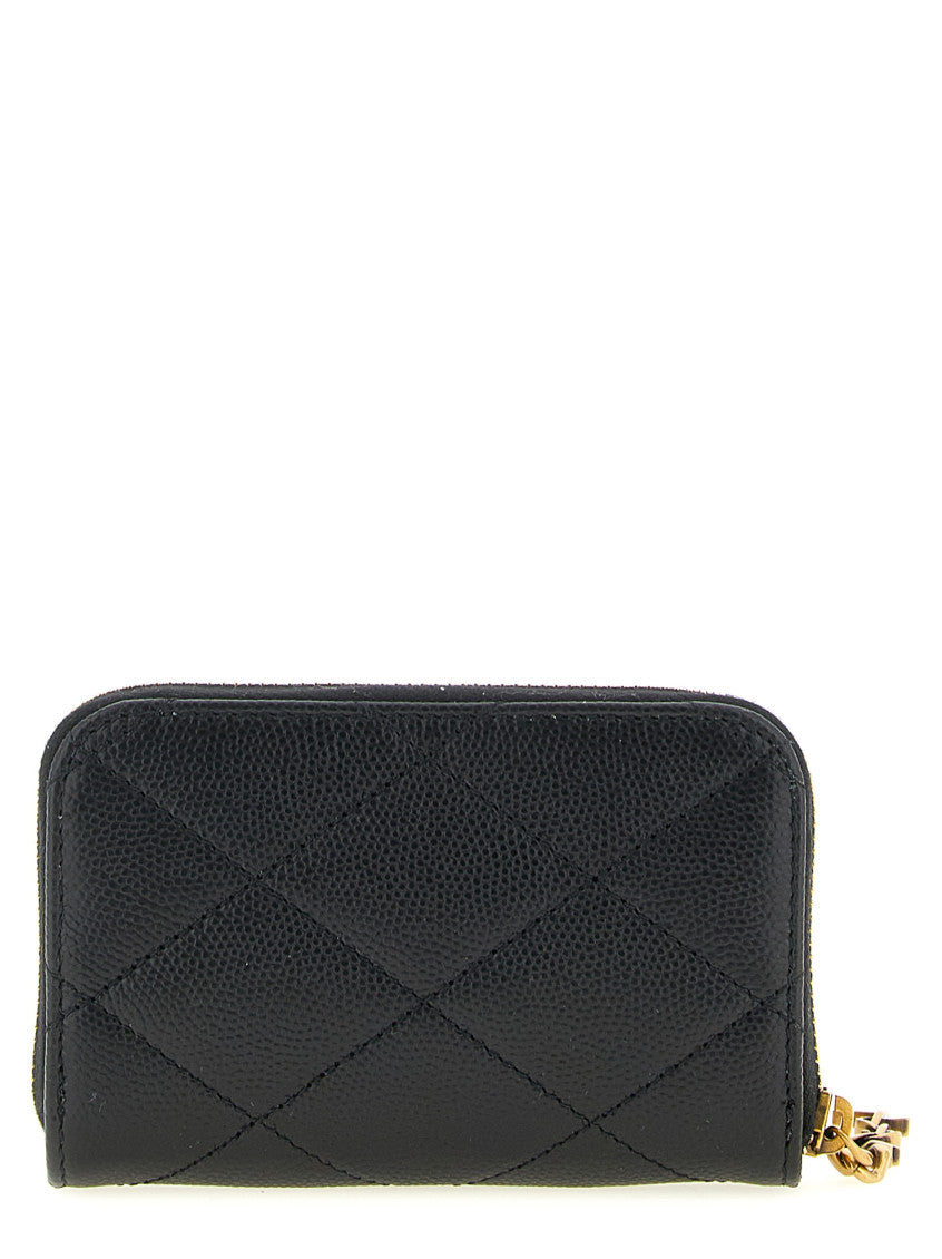 Black Cassandre Bijoux Quilted Wallet 2