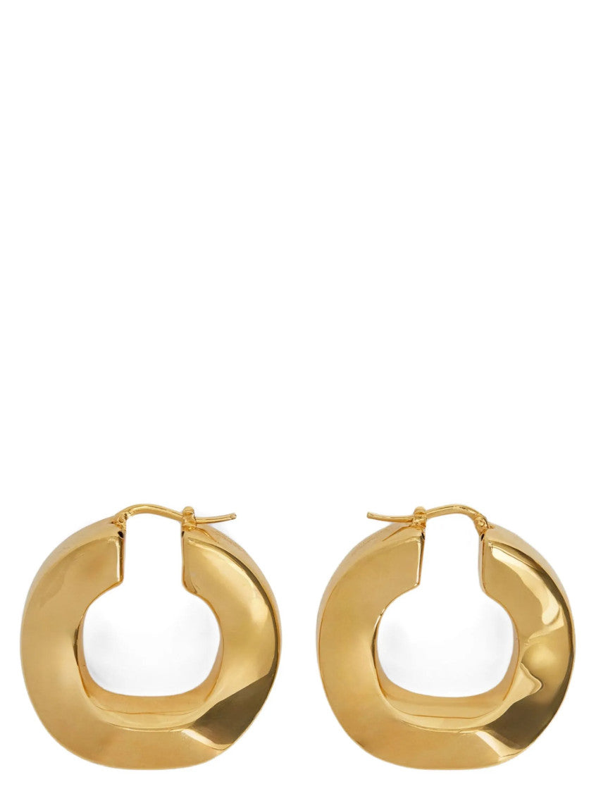 Golden Hoop Earrings 1