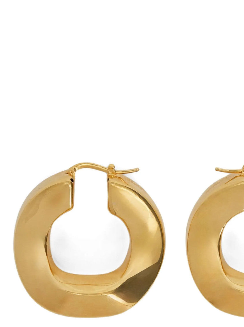 Golden Hoop Earrings 2