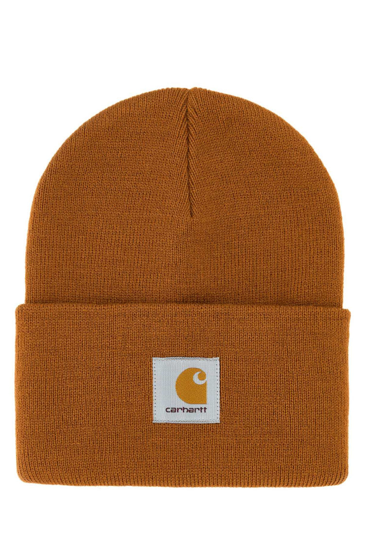 Brown Logo Beanie Cap 1