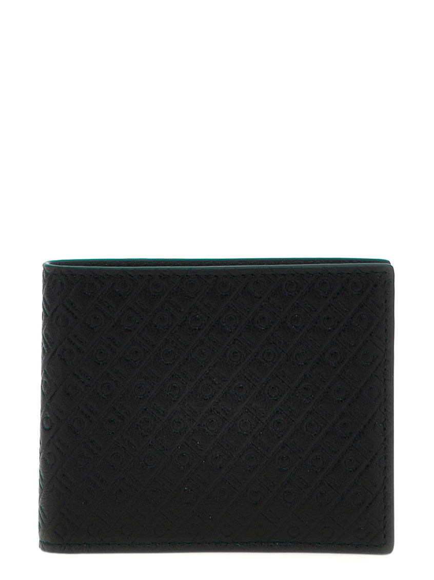 Black All Over Logo Wallet 1