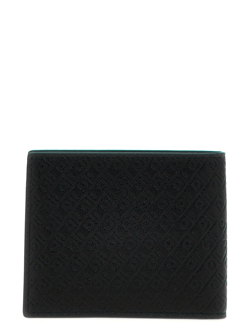 Black All Over Logo Wallet 2