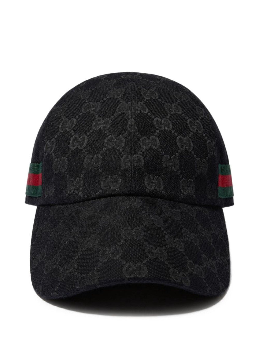Black Signature Logo Baseball Hat 1