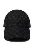 Black Signature Logo Baseball Hat 1