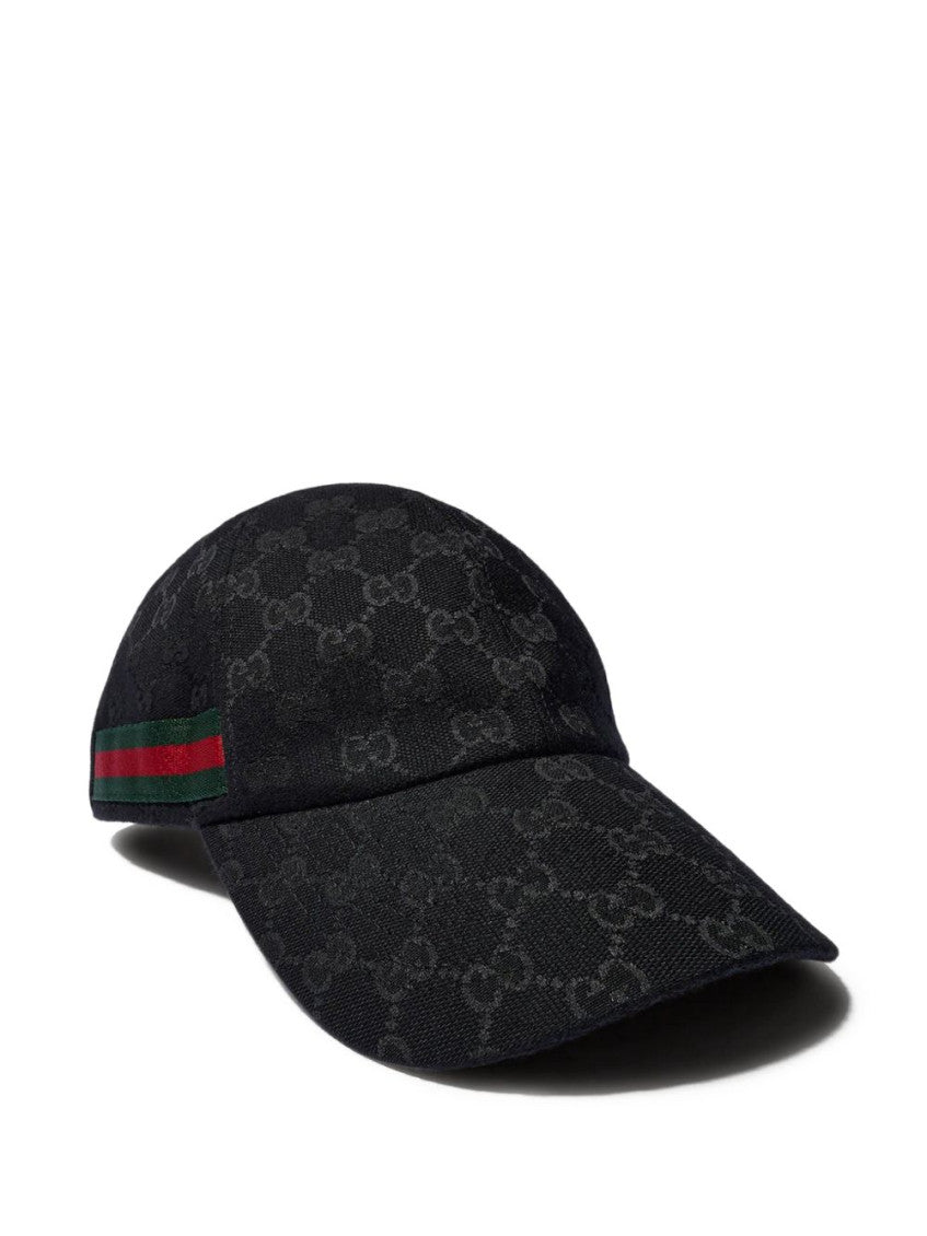 Black Signature Logo Baseball Hat 2