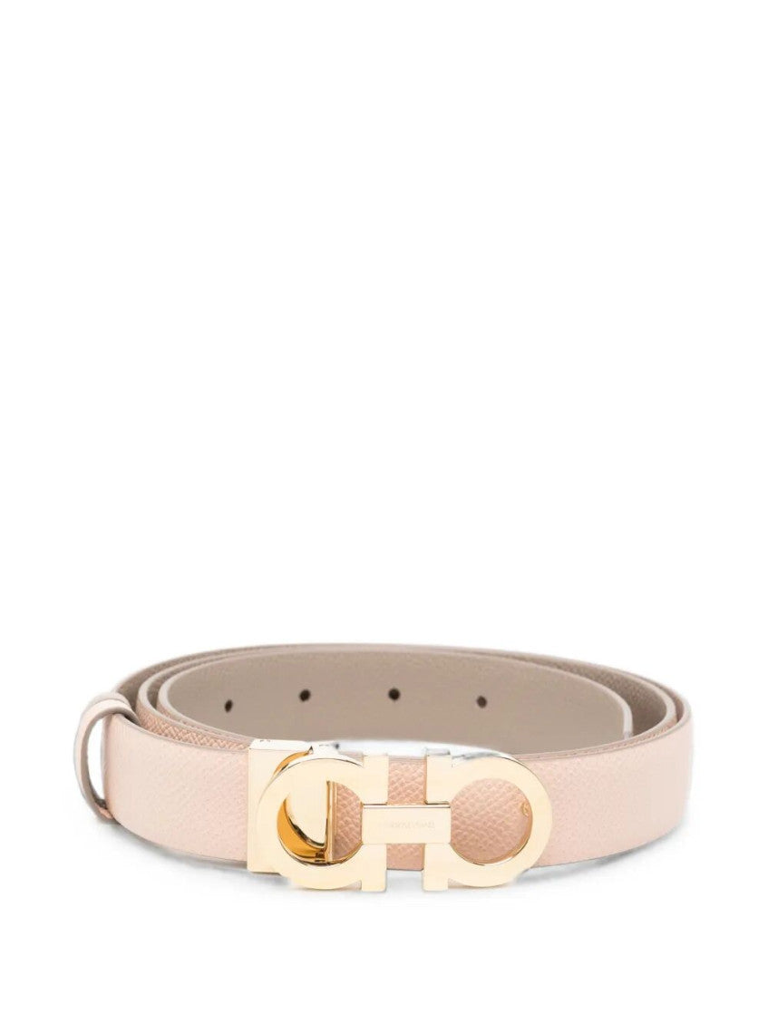 Light Pink Textured Reversible Belt 1