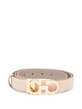 Light Pink Textured Reversible Belt 1