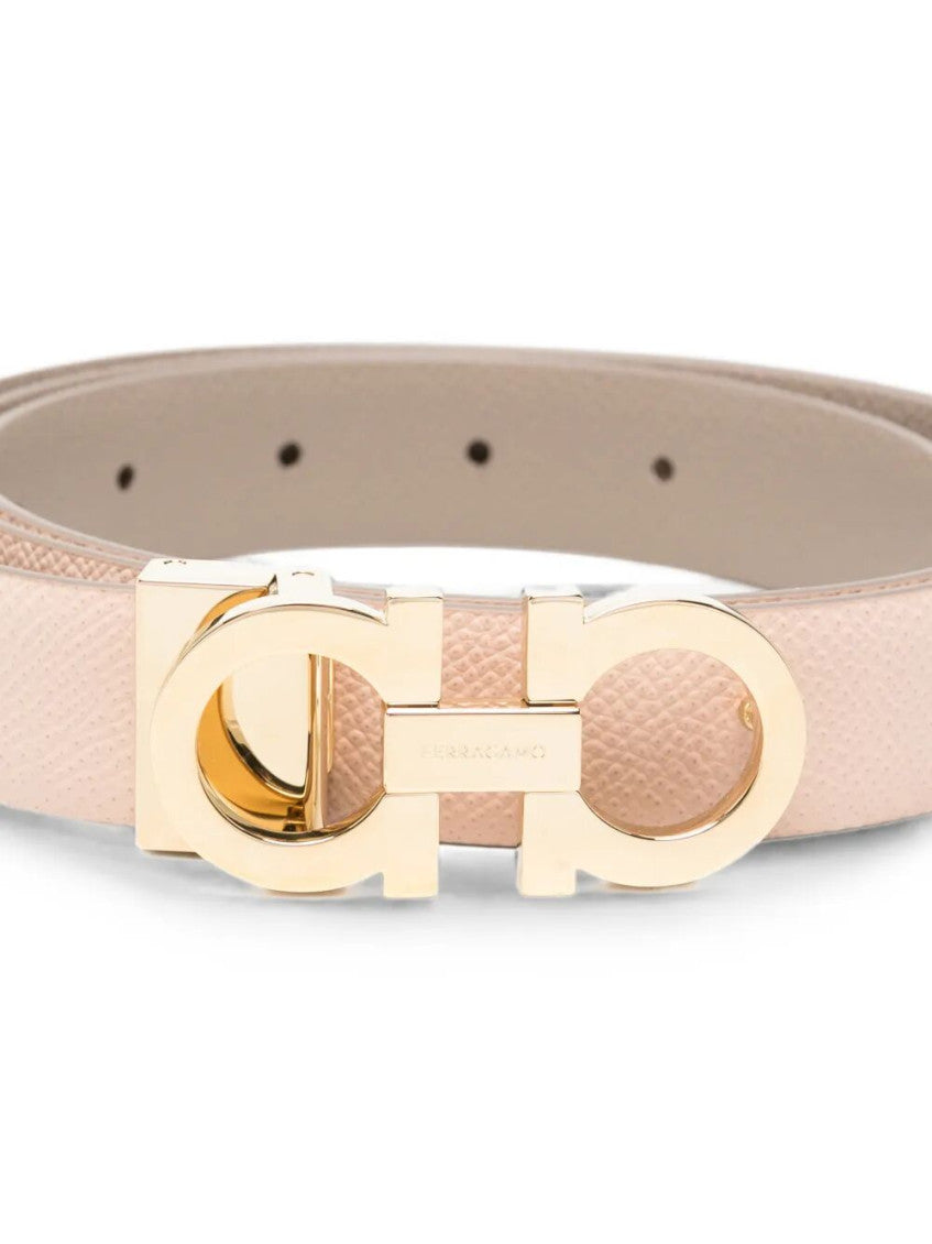 Light Pink Textured Reversible Belt 3