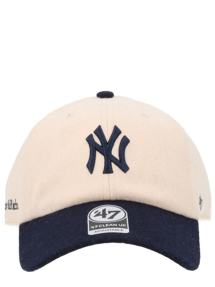 Beige Logo Baseball Hat 1