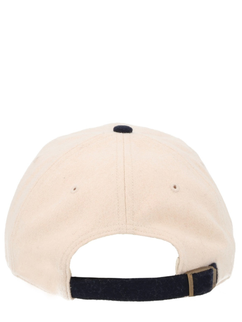 Beige Logo Baseball Hat 2