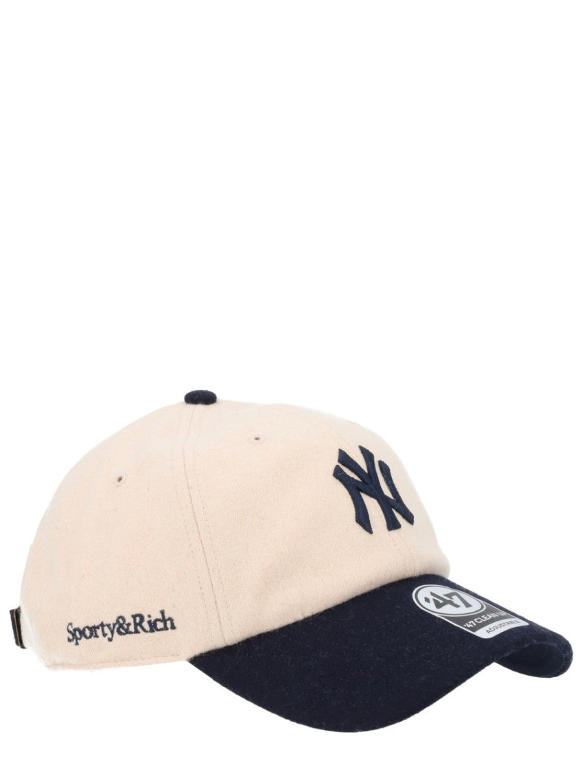 Beige Logo Baseball Hat 3