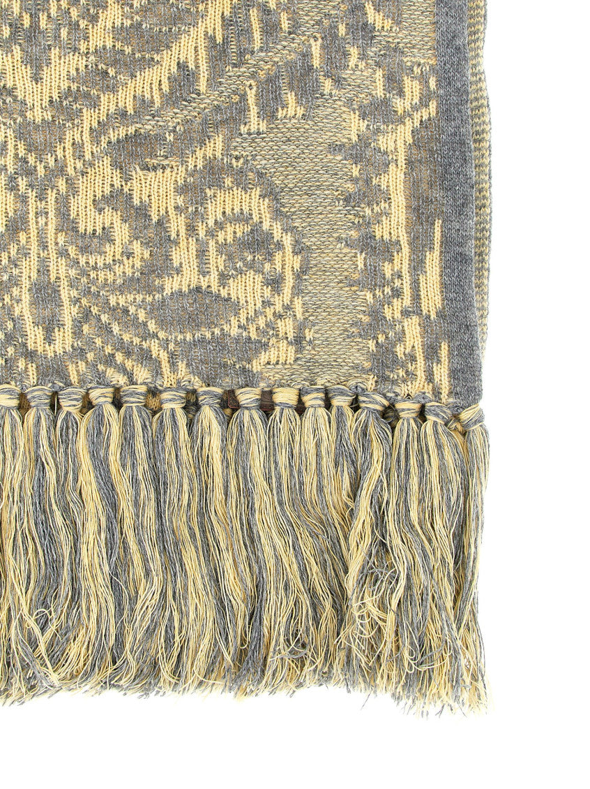 Multicolor 'Barocco' jacquard scarf 2