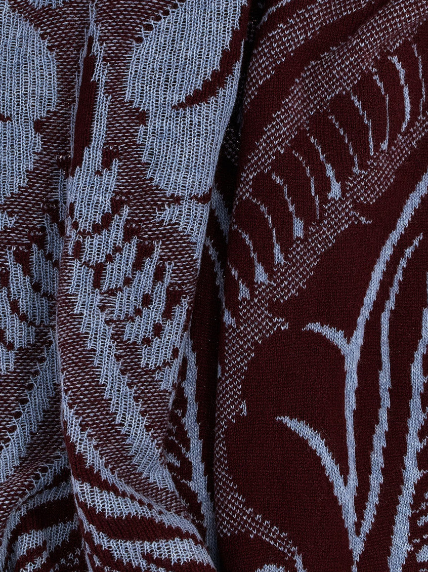 Multicolor 'Barocco' jacquard scarf 2