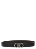 Black 'Gancini' Reversible Belt 1