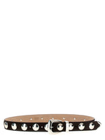 Brown Studded Buckle Belt 1