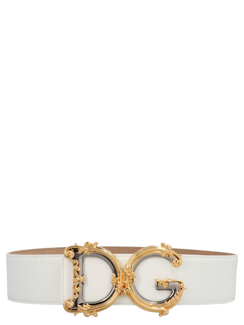 White ‘DG Barocco’ belt 1