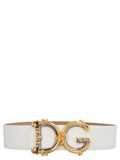 White ‘DG Barocco’ belt 1