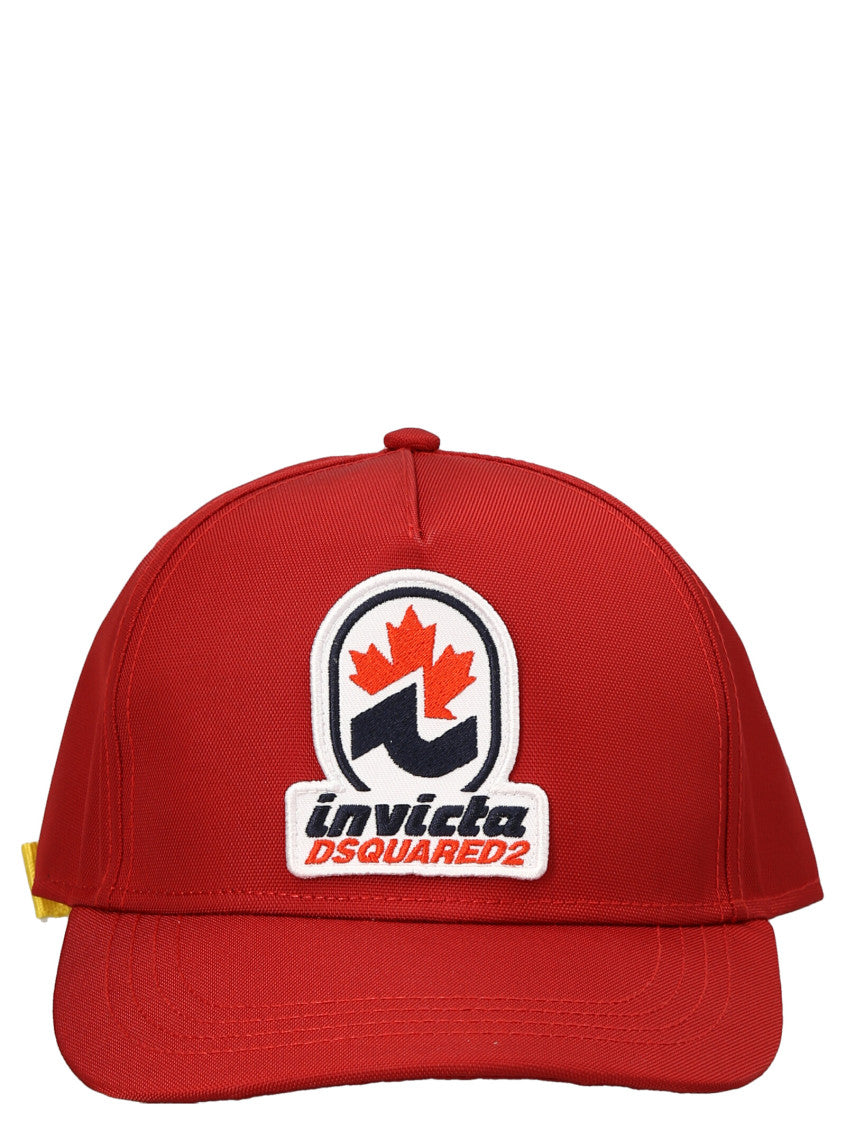 Red Dsquared2 x Invicta cap 1