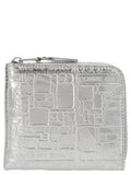 Silver 'Embossed Logotype' wallet 1