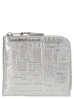 Silver 'Embossed Logotype' wallet 1