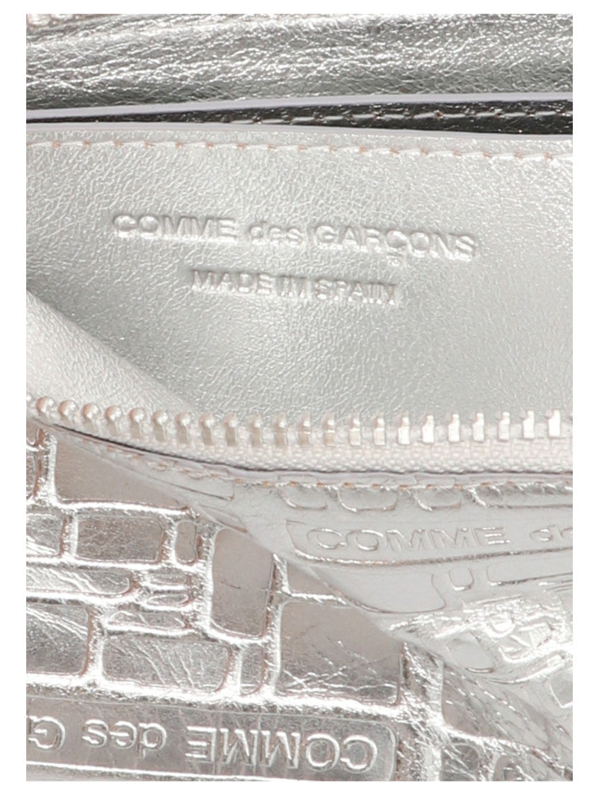 Silver 'Embossed Logotype' wallet 3