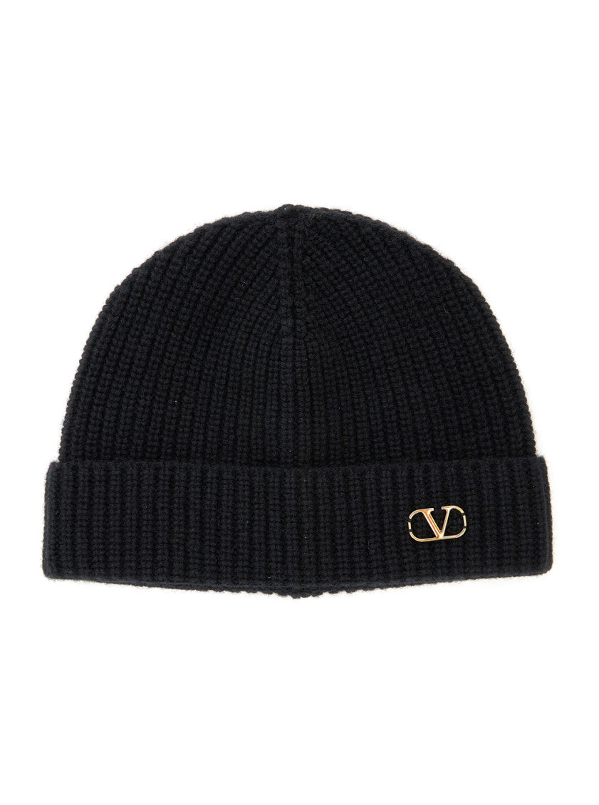 Black LANA V LOGO Hat 1
