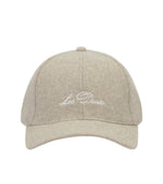 Beige Logo Baseball Cap 1