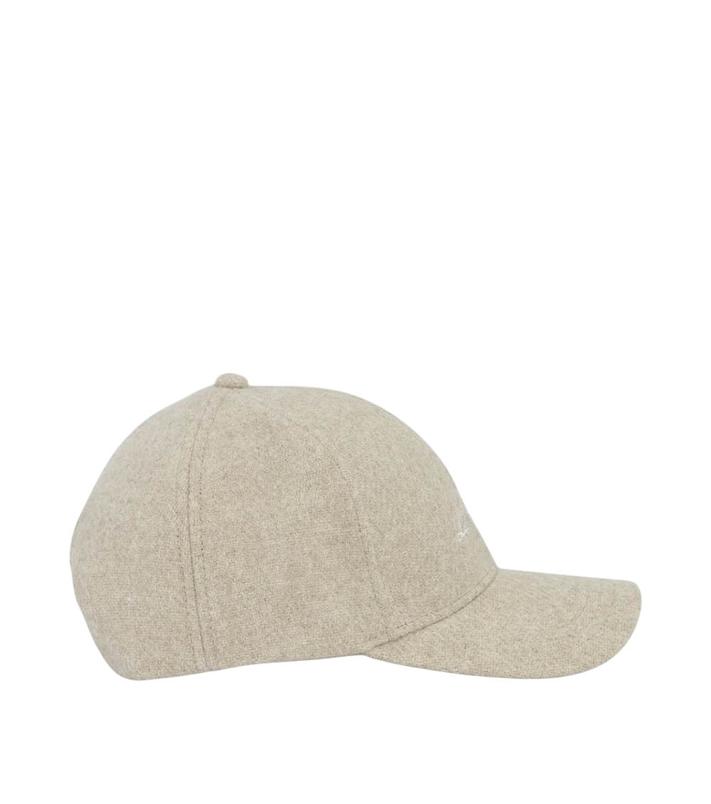 Beige Logo Baseball Cap 2
