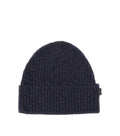 Dark Blue Knitted Beanie Cap 1