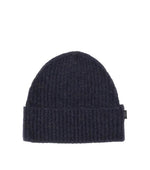 Dark Blue Knitted Beanie Cap 1