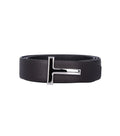 Dark Brown T Logo Belt 1