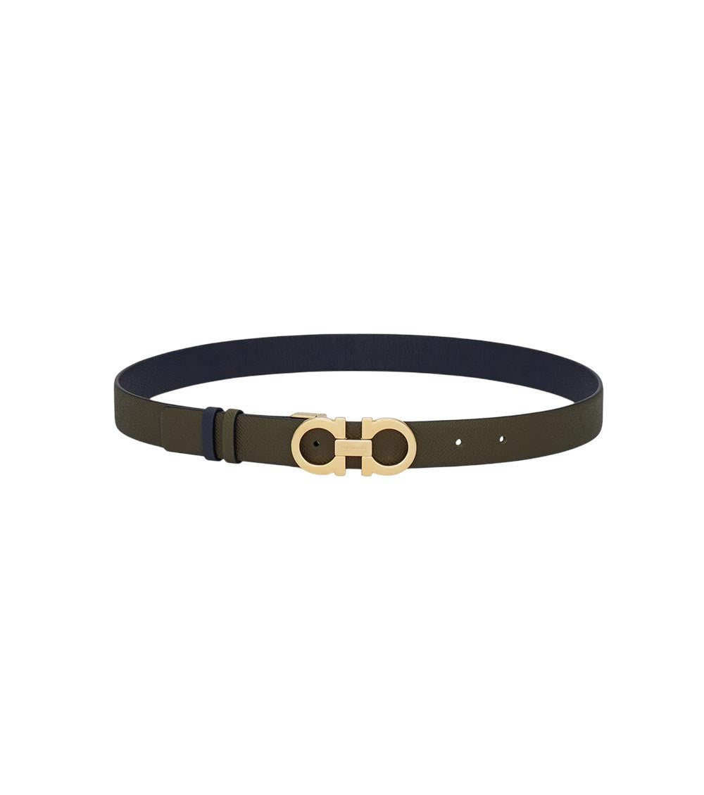 Olive Donna Solid Reversible Belt 2