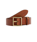 Brown Solid Buckle Belt 1