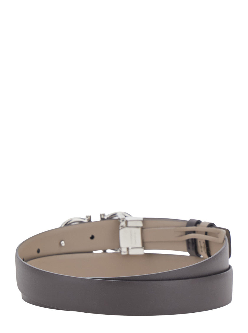 Brown Solid Reversible Belt 2