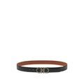 Black Gancini Reversible Belt 1